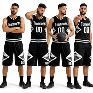 Uniforme de Baloncesto Unisex Más Vendido, 100% Poliéster, Conjuntos Deportivos con Logotipo Personalizado, Ropa Deportiva Transpirable para Equipos, Tallas Grandes, Pantalones Cortos - Product Image 6