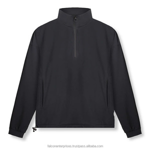 Vestes à capuche à fermeture éclair pour hommes Veste tissée imperméable et respirante Veste de golf à fond ajustable - Product Image 4