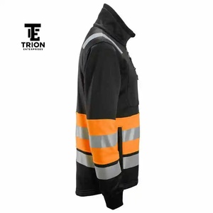 Premium <b>Men</b> <b>Reflective</b> Safety <b>Jackets</b> Lightweight Durable Workwear for Outdoor Jobs Construction Sites and Road Maintenance - Product Image 5