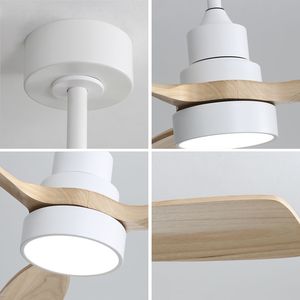 Ventilatore da Soffitto in Legno Massello da 48 Pollici con Luce Dimmerabile e Motore DC Reversibile a 6 Velocità - Product Image 5