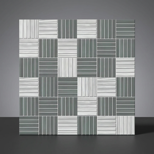 Carreaux de sol et de mur en céramique peints à la main, série Punch, motif floral, 300x300mm, style classique, 60x60, porcelaine de luxe pour salon - Product Image 5