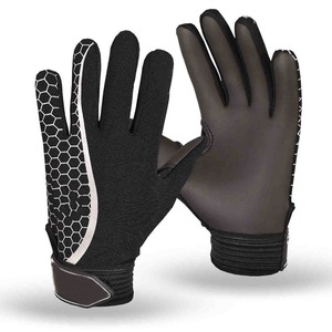 Guantes Profesionales de GAA para Deportes al Aire Libre, Personalizados, de Alta Calidad, de Látex Suave y Elástico, Antideslizantes, con Correa Ajustable para la Muñeca, Dedos Completos - Product Image 3