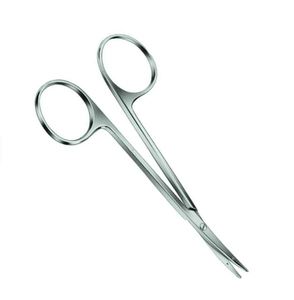 Petites Ciseaux de Précision 4,5 Pouces à Lame Courbe en Acier Inoxydable avec Embout pour la Suture de Précision, le Tirage de Tendons et les Instruments de Chirurgie Plastique - Product Image 6