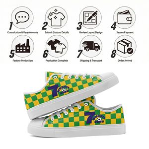 Venta al por Mayor de Zapatos de la <span class=keywords><strong>Copa</strong></span> <span class=keywords><strong>Mundial</strong></span> de Fútbol Brasil 2026, OEM ODM, Impresión Bajo Demanda, Nombre del Equipo, Logotipo Personalizado, <span class=keywords><strong>Zapatillas</strong></span> para Fanáticos FN027-26027054-4 - Product Image 4