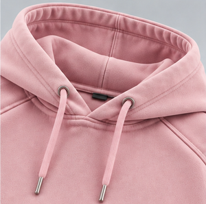 <b>Men's</b> <b>Pink</b> Hooded <b>Sweatshirt</b> Sleeve Pullover Hoodie with Kangaroo Pocket Casual Solid Top - Product Image 5