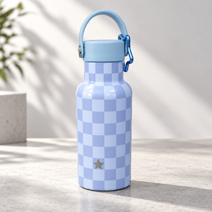 Termo de Acero Inoxidable de 600 ml con Aislamiento al Vacío, Mosquetón Estrella, Asa Portátil, Aislamiento Térmico de 6-12 Horas, Logotipo Personalizado - Product Image 1