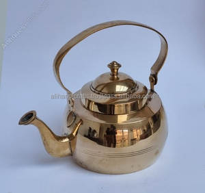 Retro <b>Stove</b>-to-Table Metal Teapot with Heat-Insulated Handle – Durable Service Kettle for Classic Diners & Cafes – B2B Wholesale - Product Image 1
