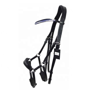 บังเหียนหนังแท้สำหรับการขี่ม้าบังเหียนม้าคุณภาพสูง - Product Image 6