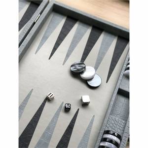 Juego de Backgammon Portátil Personalizable, Maletín de Cuero PU de Lujo, Tablero de Juego - Juego de Backgammon Profesional para Torneos al por Mayor - Product Image 4