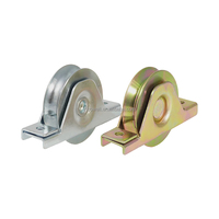 Roulettes en alliage de zinc durables, roulettes de porte coulissante en acier modernes pour usage extérieur intensif, pour hôtels, commerces et résidences