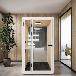 Hipod Solo Plus, Cabina Acústica para Reuniones de Oficina, Cabina Telefónica Moderna para Uso en Interiores en Oficinas y Centros Comerciales - Product Image 1