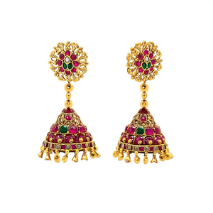 Fine Dangle Jadau Earrings Fashion Jewellery - Product Image 3