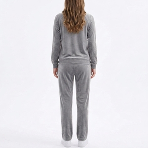 Conjunto Deportivo Informal para Mujer, Sudadera Holgada de Manga Larga y Pantalones Jogger con Cintura Elástica - Product Image 2