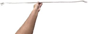 Cordon Magique Rigide : Corde Blanche qui se Transforme en Bâton – Magie du Cordon Droit - Product Image 2