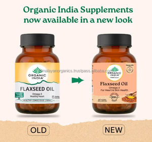 Aceite de Linaza Herbal Prensado en Frío, Cápsulas Silvestres, Antiinflamatorio, Omega-3, Suplemento Natural para el Cuidado de la Salud en Botella - Product Image 2