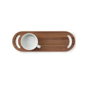 Bandeja de Madera para Mesa Auxiliar, Desayuno, Café, Té, Aperitivos, Servir Comida, Cocina, Comedor y Decoración - Product Image 4