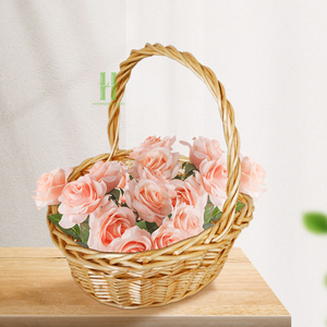 Cestas de Flores de Seagrass Hechas a Mano, Regalo para el Día de la Madre, Cesta de Almacenamiento Tejida Natural, Decoración Boho para el Hogar, Ecológica - Product Image 2