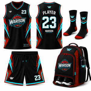 Custom Sublimated Basketball Uniform Set Men Sports Jersey Shorts Team Basketball Kit Training Basketball Uniform Kit - Product Image 6