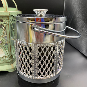 อุปกรณ์ตกแต่งเครื่องดื่มสีเงินแบบฉลุลาย ดีไซน์สวยงาม เหมาะสำหรับเสิร์ฟค็อกเทลและตกแต่งโต๊ะบาร์ ขายส่งจากอินเดีย - Product Image 1