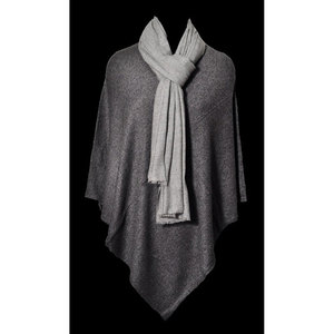 New Collection Women’s V Neck Poncho Soft Feel Warm Winter Cape 70% <b>Wool</b> 30% Nylon Lightweight Elegant Fashion Shawl Wrap Cozy - Product Image 4