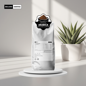 ผู้ผลิตกาแฟอาราบิก้าบดจากเวียดนาม |   กาแฟมิลาน คุณภาพสูง คั่วเข้ม 1 กก. แพ็ค OEM |   กาแฟคั่วแท้ 100% รสเข้มข้น - Product Image 4