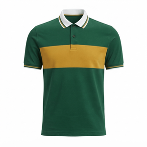 Chemises Polo Homme en Gros, Chemises Polo Homme Personnalisées, Manches Courtes, Color Block, T-Shirt Polo OEM - Product Image 1