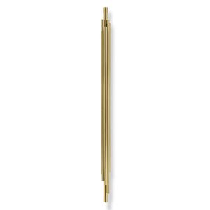 Rectangular Brass Drawer Pull Handle with Textured Surface Minimalist Design Durable Furniture Hardware - Product Image 3