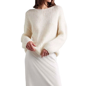 Hauts en tricot pour femmes à manches longues, design unique, 100% matière respirante, vêtements décontractés d'automne, best-sellers - Product Image 1
