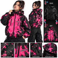 Veste bomber pour homme tendance, personnalisée, de haute qualité, à capuche, avec fermeture éclair, coupe-vent, imperméable, changeant de couleur en fonction de la chaleur, en nylon