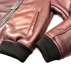 <b>Men's</b> Genuine Leather <b>Shearling</b> Winter Coat Premium Fur Lined Aviator <b>Jacket</b> Warm Stylish Durable Outerwear Fashion - Product Image 5