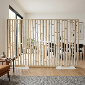 Paravents décoratifs en bambou d'époque pour la maison, les hôtels, les bureaux, les séparations de pièce - Product Image 6
