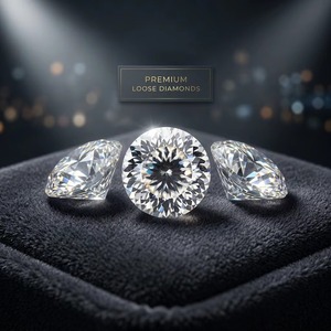 Crowning Sunburst: Diamante Portugués de Corte Redondo Cultivado en Laboratorio |   Gema Suelta Certificada CVD para la Creación de Joyería Exquisita y Personalizada - Product Image 3