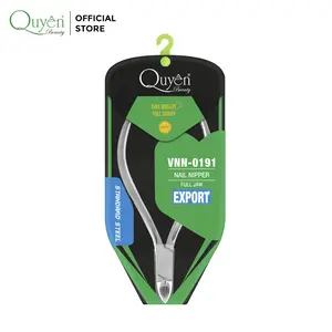 Nail Clipper Quyen Beauty VNN-0191 Special Steel Gray Plated Sharp Blade Long-lasting Durability for Toenails and Cuticles