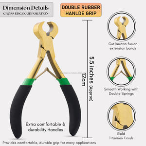 Coupe-pointe de kératine de haute qualité coupe proprement les liens d'extension de cheveux outils et pinces d'extension de cheveux emballés dans le braconnage - Product Image 4