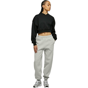 Sudadera Larga de Felpa de Algodón para Mujer, Personalizada, con Apliques Decorativos, Transpirable, Ecológica, Informal, para Invierno/Otoño - Product Image 1