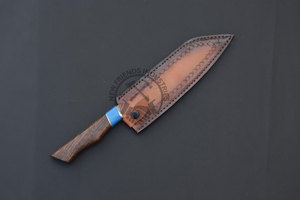 Top Trending High Quality Handmade Copper Damascus Chef <b>Knife</b> 8" Ambidextrous Multi-Purpose <b>Sharp</b> Razor <b>Kitchen</b> <b>Knife</b> - Product Image 6