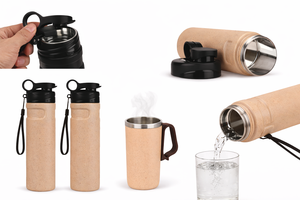 Bouteille en acier personnalisée FreshSip avec impression pour Thanksgiving, Pâques et Halloween - Produits promotionnels pour le bureau - Product Image 2