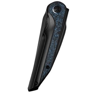 Couteaux pliants de luxe en acier Damas avec un motif de lame distinctif, un design de manche raffiné et une prise en main confortable - Product Image 3