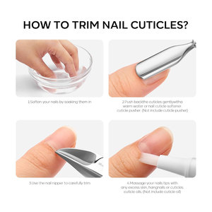 Cuticle Nippers Scissors Professional Stainless Steel Cuticle Trimmer for Thick Nails Ingrown Toenails and Seniors Extra Sharp - Product Image 6