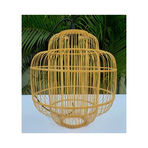 Lanterne en bambou Hien Luong Vietnam, fabriquée à la main, écologique, durable, forme personnalisable, utilisation à la maison et en extérieur, fabrication directe, OEM/ODM - Product Image 1