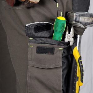Pantalons de travail professionnels pour la construction, tissu renforcé, multi-poches, fournisseur de vêtements de travail - Product Image 4