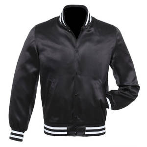 Vêtements d'équipe, veste en satin personnalisée pour hommes, design baseball, motifs camouflage/dessins animés, imperméable, haute qualité - Product Image 5