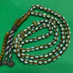 Light Polished Wooden Tasbih Mala Beautiful Prayer Beads for Meditation and Rituals Trendy <b>Gift</b> by Tradebyd - Product Image 1