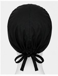 Cartoon Print Nursing Work Hats Cotton <b>Scrub</b> <b>Caps</b> Satin Lined Adjustable Medical Surgical Nurse Hats for Women Men - Product Image 2