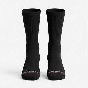 Chaussettes de randonnée respirantes noires North Approach pour adultes, saison automne - Product Image 1