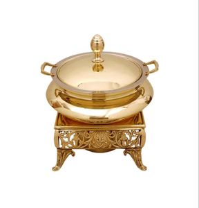 Olla para Servir Comida Caliente Aislada de Alta Calidad con Tapa de Lujo Contemporánea, Ideal para la Mesa del Comedor, Buffet y Reuniones Especiales - Product Image 3