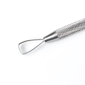 1 pièce Repousse-cuticules argenté en acier inoxydable pour dissolvant de vernis gel UV et peaux mortes, outils de manucure et pédicure - Product Image 2