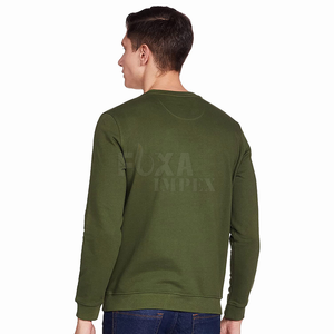 Sweat-shirt doublé polaire à manches longues pour homme Hiver et automne Pull chaud à col rond Élégant et confortable Parfait pour tous les jours - Product Image 2