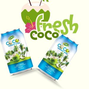 Meilleures ventes 320ml 100% Eau de coco naturelle pure et électrolytes Purée de fruits et légumes Saveur pastèque OEM ODM Personnalisable - Product Image 1