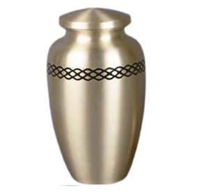 Urnas de cremación de diseño superior de cúpula con talla completa para cenizas humanas Urna conmemorativa funeraria de metal duradero para servicios de entierro - Product Image 6